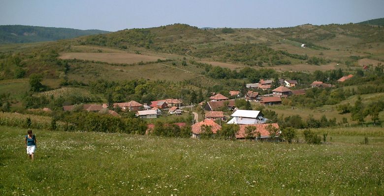 Bauerndorf in Rumänien